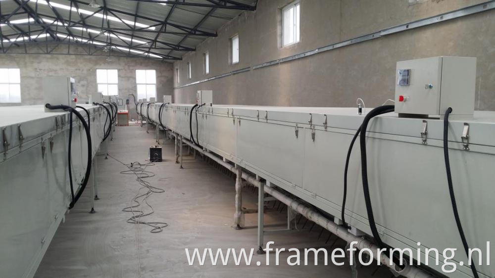 drying section for Stone Coated Metal Roof Tile Machine